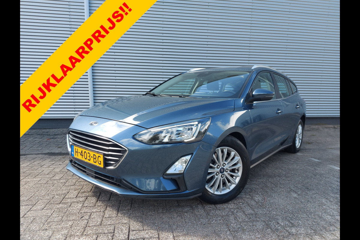 Ford FOCUS Wagon 1.0 EcoBoost Titanium Business, airco,cruise,navigatie,parkeersensoren,