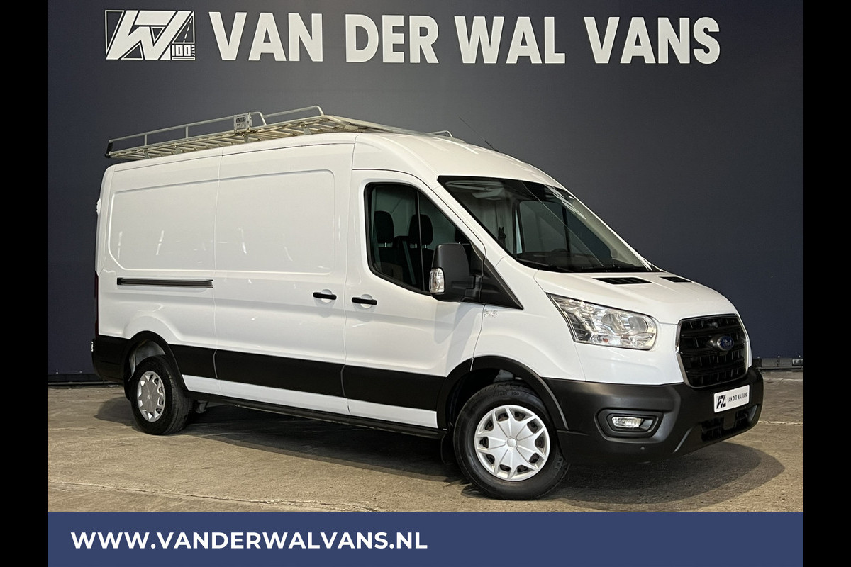 Ford Transit 2.0 TDCI 131pk L3H2 Euro6 Airco | Trekhaak | Imperiaal | Cruisecontrol LED, Trap, Parkeersensoren, Bijrijdersbank