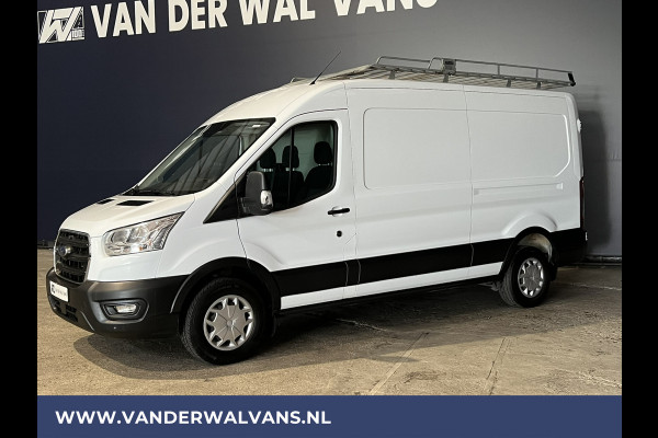 Ford Transit 2.0 TDCI 131pk L3H2 Euro6 Airco | Trekhaak | Imperiaal | Cruisecontrol LED, Trap, Parkeersensoren, Bijrijdersbank