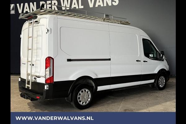 Ford Transit 2.0 TDCI 131pk L3H2 Euro6 Airco | Trekhaak | Imperiaal | Cruisecontrol LED, Trap, Parkeersensoren, Bijrijdersbank