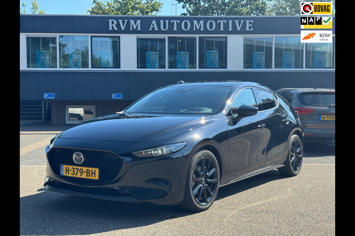 Mazda 3 2.0 e-SkyActiv-X M Hybrid 180 Luxury | ORG. NL. NAP KM. | BOSE AUDIO | ELEK. STOEL | 360 CAMERA