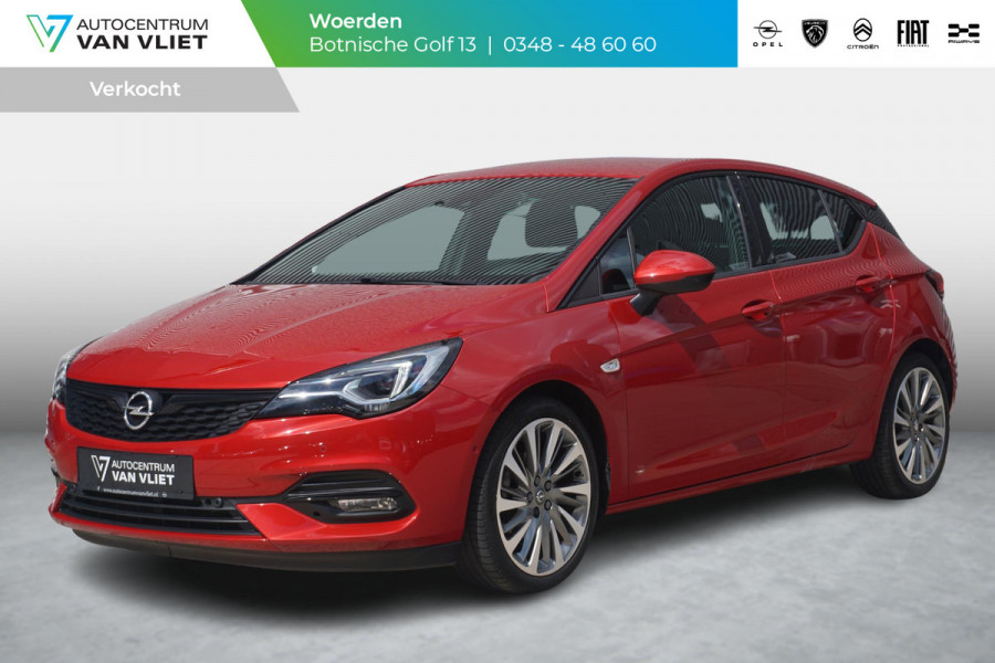 Opel Astra 1.2 Turbo 130 Pk Elegance | Navigatie Pro | Lederen bekleding | Winterpack | Climate Control | Parkeersensoren/Camera  | Privacy Glass |  Carplay/AndroidAuto |