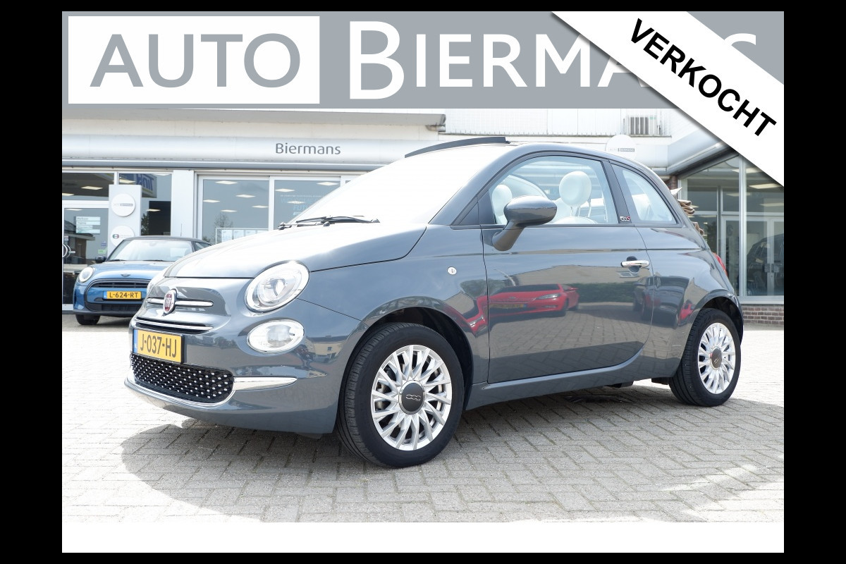 Fiat 500C 1.0 Hybrid Lounge Carplay Rijklaarprijs incl 12MND Garantie!