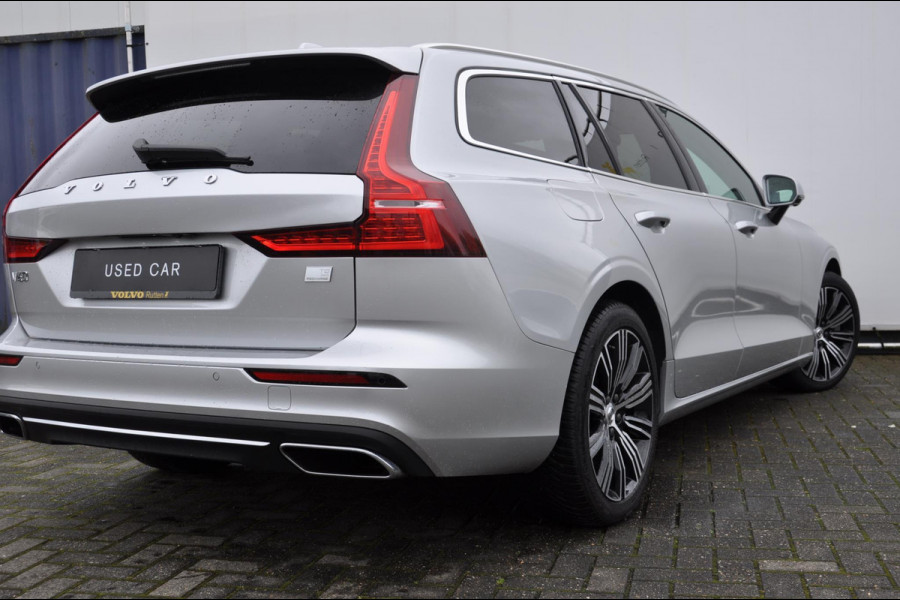 Volvo V60 T8 390PK Automaat Recharge AWD Inscription Elektrische achterklep/ BLIS/ Adaptieve cruise control/ 360 Camera/ Adaptieve koplampen/ Lederen bekleding/ Keyless entry/ Apple carplay/ Drive mode/ Stuurwiel en stoelverwarming/ Standkachel/ Pilot assist/ Panoramadak