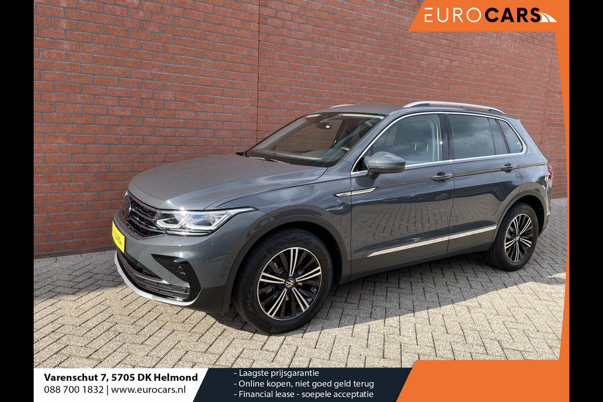 Volkswagen Tiguan 1.5 TSI 150pk DSG Elegance Navigatie Apple Carplay / Android Auto Parkeersensoren Camera Adaptive Cruise Control Stuur-en stoelverwarming Matrix LED-koplampen Virtual Cockpit Getinte ramen Climate Control ErgoActive stoelen