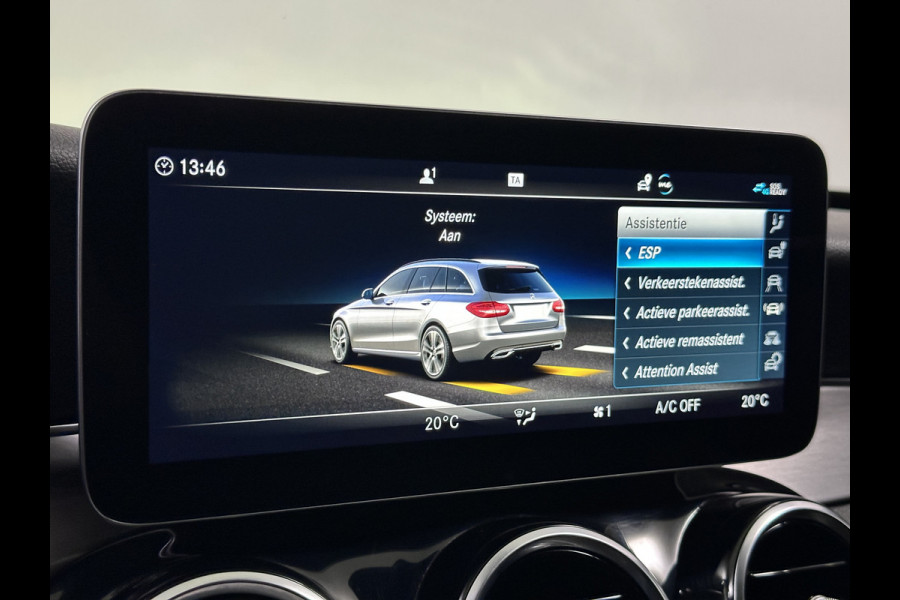 Mercedes-Benz C-Klasse Estate 300 e AMG Plug in Hybrid 320pk PHEV | Lederen Sportstoelen | Trekhaak af Fabriek | Widescreen Navi | Apple Carplay |