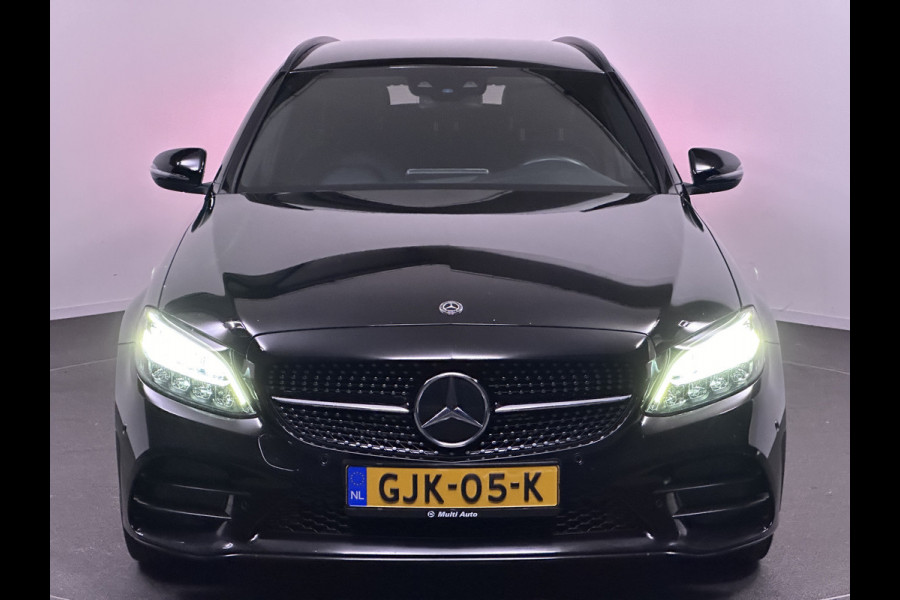 Mercedes-Benz C-Klasse Estate 300 e AMG Plug in Hybrid 320pk PHEV | Lederen Sportstoelen | Trekhaak af Fabriek | Widescreen Navi | Apple Carplay |