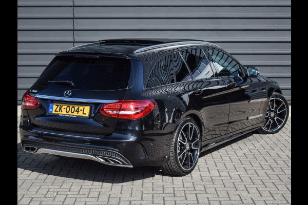 Mercedes-Benz C-Klasse Estate 450 AMG 4MATIC | PANORAMADAK | CAMERA | SPORTSTOELEN | LED | NIGHT PACK | HEAD UP | BLIS | TREKHAAK