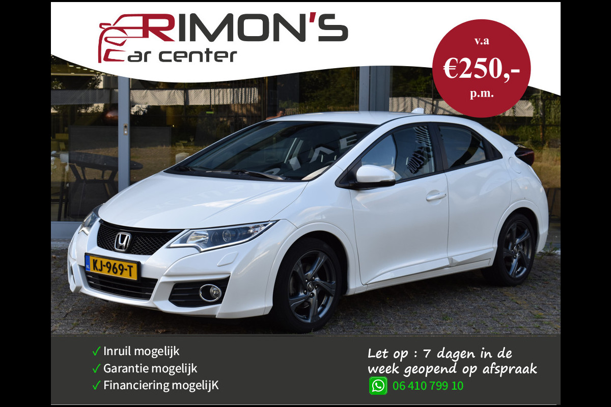 Honda Civic 1.4 Elegance Navi Camera 1 Ste Eigenaar Stoelverwarming