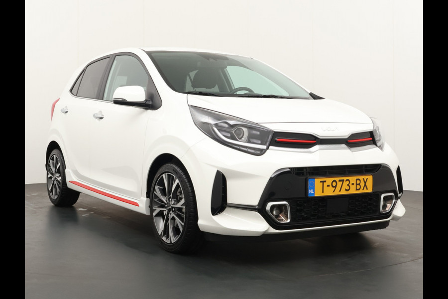 Kia Picanto 1.0 T-GDi GT-Line 5p 100PK - Navigatie - Leder - Keyless Entry - Stoel/Stuur Verwarming - Apple/Android Carplay - Fabrieksgarantie Tot 2030