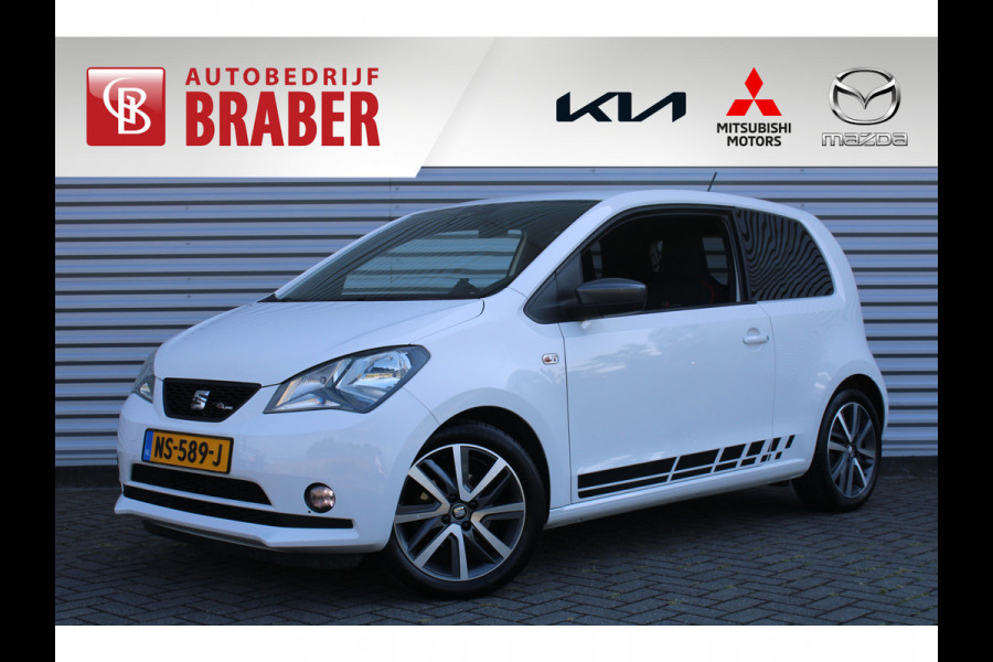 Seat Mii 1.0 FR Connect | 3-Drs | Cruise | LM Velgen | Airco | Parkeersensoren | Eerste Eigenaar |