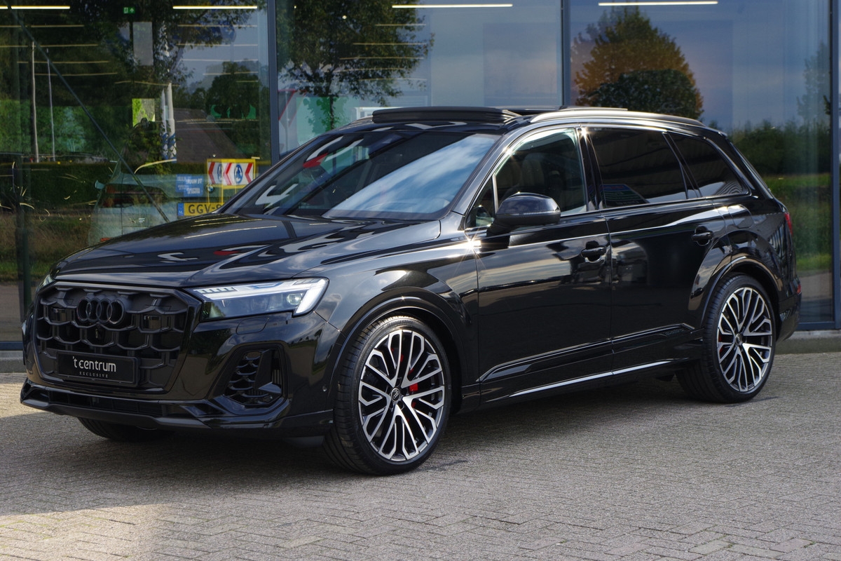 Audi Q7 60 TFSI e 490 PK Quattro *FACELIFT* Competition S-Line Pro Line Plug-In Hybride, RS-Sportstoelen, Panoramadak, Trekhaak, 4-Wiels