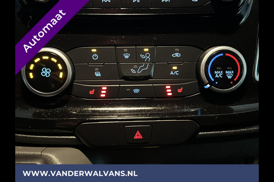 Ford Transit Custom 2.0 TDCI 185pk Automaat L1H1 Sport Euro6 Airco | Camera | Navigatie | LM Velgen Apple Carplay, Android Auto, Trekhaak, LED, Adaptieve Cruisecontrol, Parkeersensoren, Stoelverwarming, Verwarmde voorruit, Bijrijdersbank