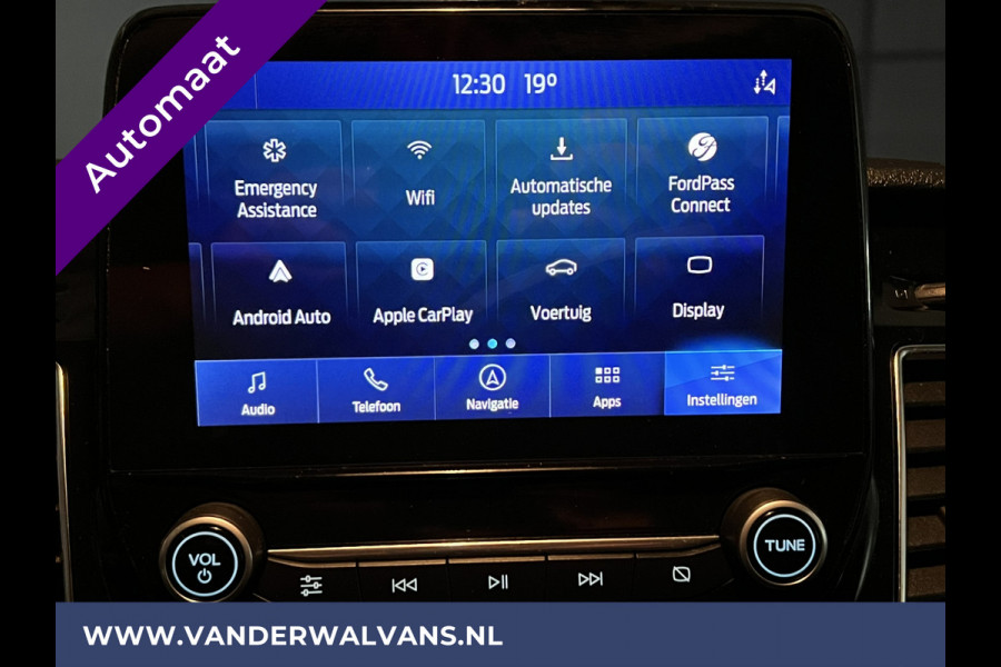 Ford Transit Custom 2.0 TDCI 185pk Automaat L1H1 Sport Euro6 Airco | Camera | Navigatie | LM Velgen Apple Carplay, Android Auto, Trekhaak, LED, Adaptieve Cruisecontrol, Parkeersensoren, Stoelverwarming, Verwarmde voorruit, Bijrijdersbank