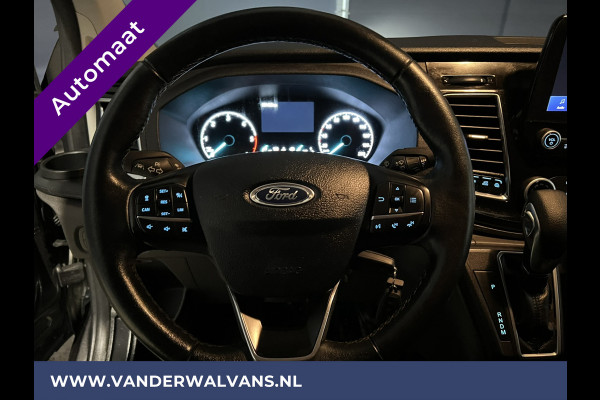 Ford Transit Custom 2.0 TDCI 185pk Automaat L1H1 Sport Euro6 Airco | Camera | Navigatie | LM Velgen Apple Carplay, Android Auto, Trekhaak, LED, Adaptieve Cruisecontrol, Parkeersensoren, Stoelverwarming, Verwarmde voorruit, Bijrijdersbank