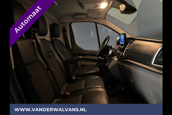 Ford Transit Custom 2.0 TDCI 185pk Automaat L1H1 Sport Euro6 Airco | Camera | Navigatie | LM Velgen Apple Carplay, Android Auto, Trekhaak, LED, Adaptieve Cruisecontrol, Parkeersensoren, Stoelverwarming, Verwarmde voorruit, Bijrijdersbank