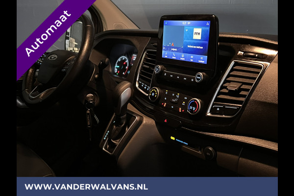 Ford Transit Custom 2.0 TDCI 185pk Automaat L1H1 Sport Euro6 Airco | Camera | Navigatie | LM Velgen Apple Carplay, Android Auto, Trekhaak, LED, Adaptieve Cruisecontrol, Parkeersensoren, Stoelverwarming, Verwarmde voorruit, Bijrijdersbank