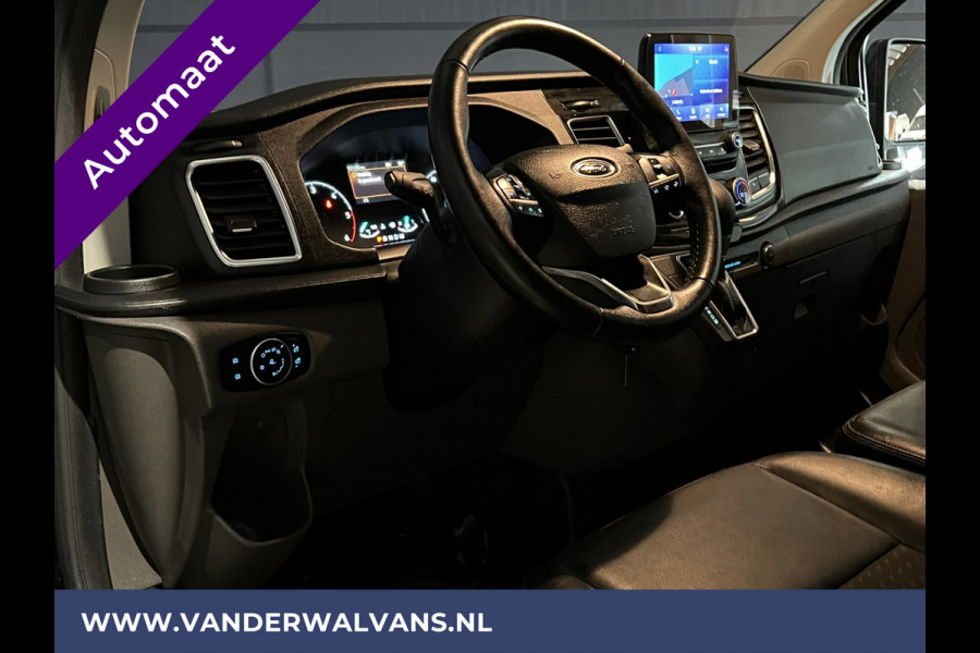 Ford Transit Custom 2.0 TDCI 185pk Automaat L1H1 Sport Euro6 Airco | Camera | Navigatie | LM Velgen Apple Carplay, Android Auto, Trekhaak, LED, Adaptieve Cruisecontrol, Parkeersensoren, Stoelverwarming, Verwarmde voorruit, Bijrijdersbank