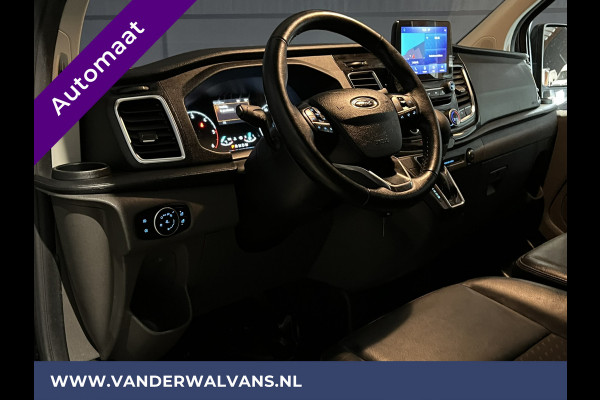 Ford Transit Custom 2.0 TDCI 185pk Automaat L1H1 Sport Euro6 Airco | Camera | Navigatie | LM Velgen Apple Carplay, Android Auto, Trekhaak, LED, Adaptieve Cruisecontrol, Parkeersensoren, Stoelverwarming, Verwarmde voorruit, Bijrijdersbank