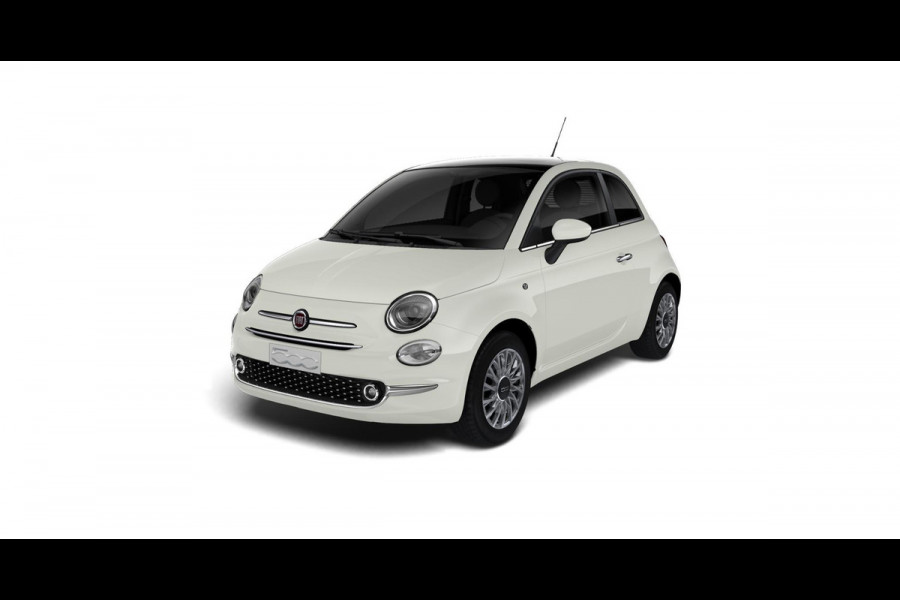 Fiat 500 Hybrid Dolcevita Finale | Airco | Cruise | 15" | Pan. dak | PDC | Apple Carplay