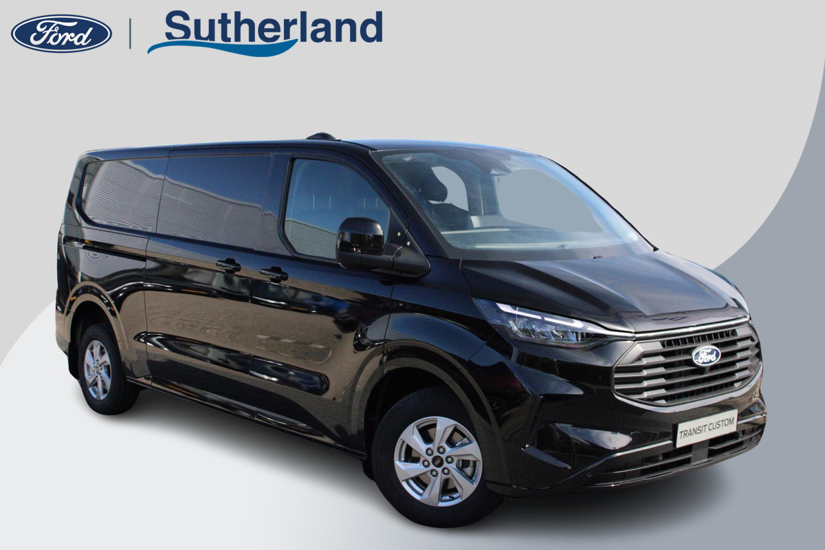 Ford Transit Custom 320 2.0 TDCI L2H1 Trend SCI Automaat 170pk | Adaptive cruise control | Dubbele schuifdeur (2x) 8-weg bestuurdersstoel + bijrijdersbank | Stoelverwarming | Dodehoeksensoren | Navigatie | Elektrisch inklapbare spiegels | 16 inch lichtmetalen velgen | Full LED | Dual-zone climate control | LED laadruimteverlichting