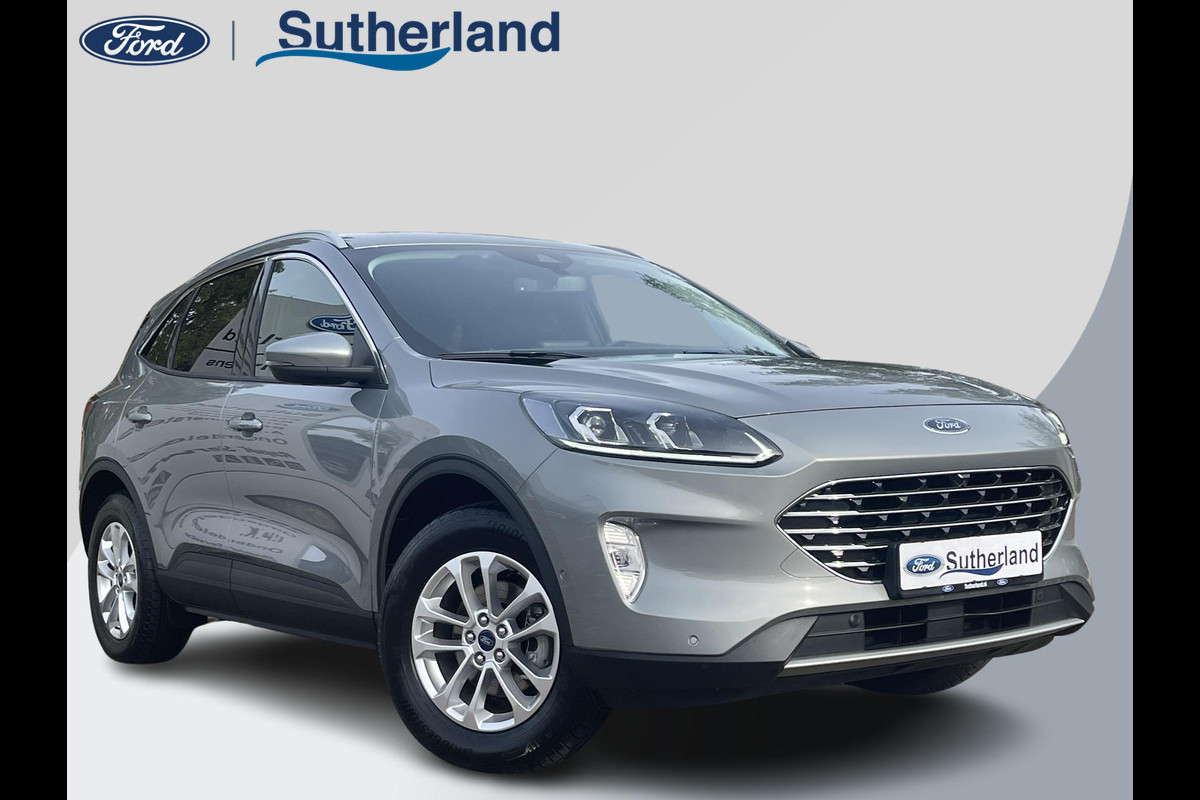 Ford Kuga 2.5 PHEV Titanium X 225pk | Winterpack | 1.500kg Trekgewicht | Elek Achterklep | All Weather Banden | Half leder