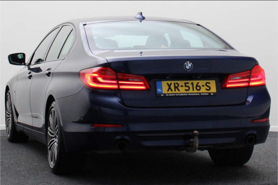 BMW 5 Serie 530i High Executive Automaat Sport Line, Leer, LED, Camera, ACC, Head-Up, Stoelverw., Trekhaak, 19''