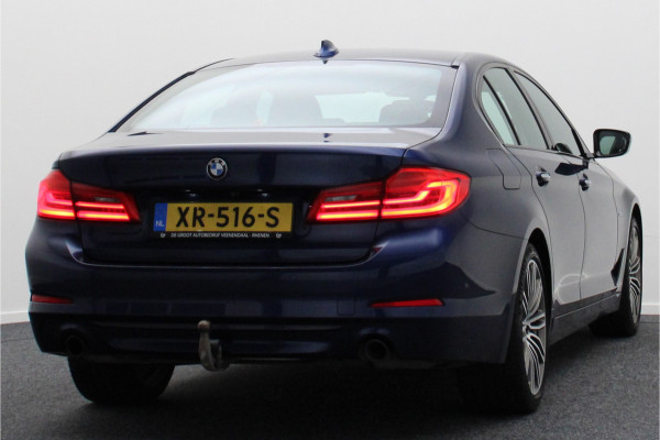 BMW 5 Serie 530i High Executive Automaat Sport Line, Leer, LED, Camera, ACC, Head-Up, Stoelverw., Trekhaak, 19''