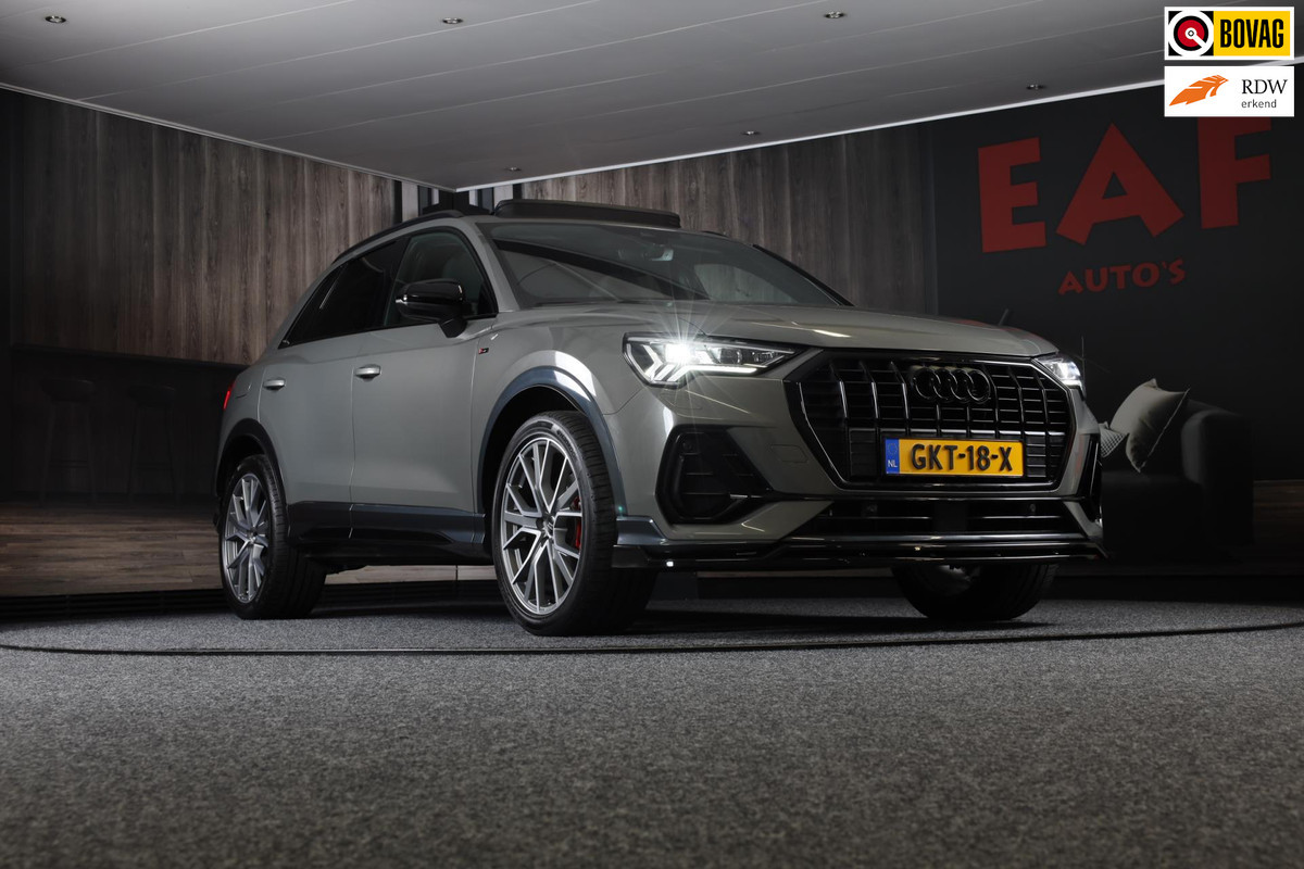 Audi Q3 35 TFSI Edition One / AUT / ACC / Virtual Cockpit / Lane Assist / Dode Hoek / Leder / Navi / Ecc / Led / Open Panoramadak