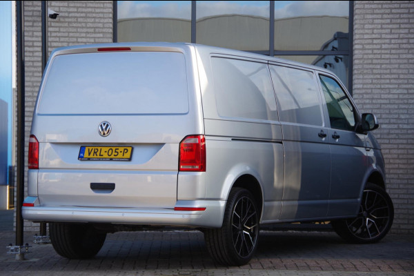 Volkswagen Transporter 2.0 TDI L2 150PK, AIRCO, CRUISE, NAVI, PARKEERSENSOREN, STOELVERWARMING DUBBELE CABINE LEVERBAAR