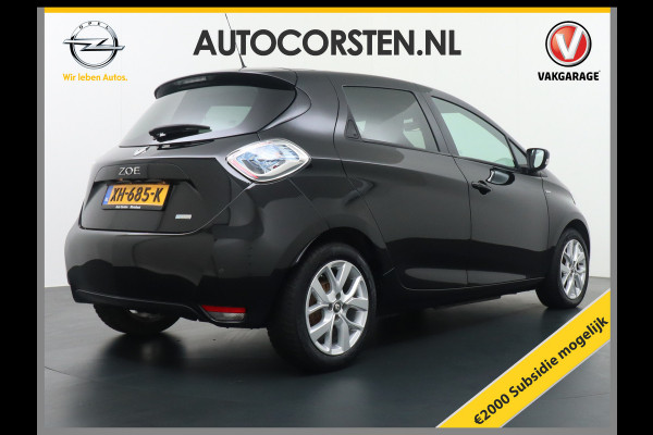 Renault ZOE €10.440,- na Subsidie R110 Limited 41 kWh EIGEN ACCU ! Ecc Navi Camera PDC R-link Multimedia Cruise.C Elec. Ramen en Spiegels LM Dealer Onderhouden Orig.NL Auto Grote actieradius !