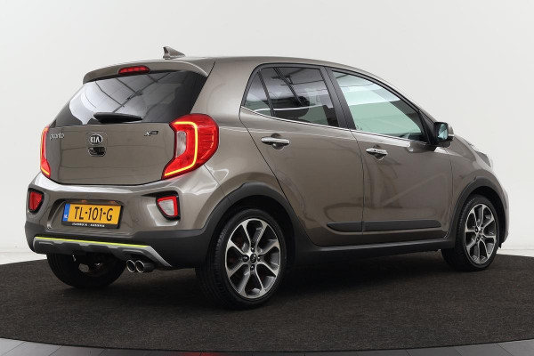 Kia Picanto 1.2 CVVT X-Line | 43.000km | Leder | Stoel & Stuurverwarming | Carplay | Camera | Keyless | Navigatie | DAB+ | PDC