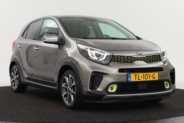 Kia Picanto 1.2 CVVT X-Line | 43.000km | Leder | Stoel & Stuurverwarming | Carplay | Camera | Keyless | Navigatie | DAB+ | PDC