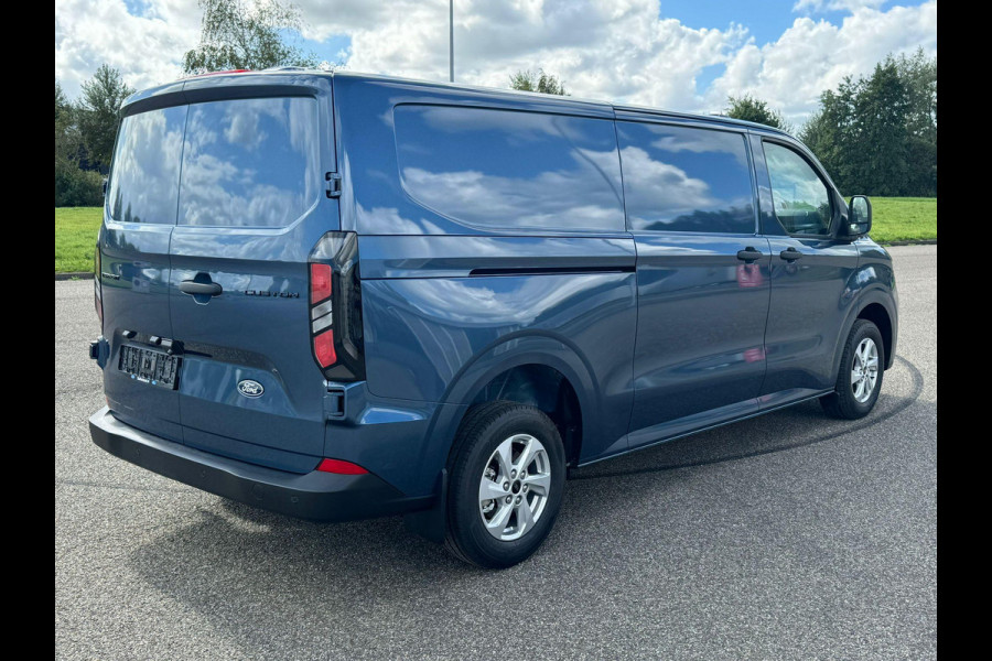 Ford Transit Custom 320 2.0 TDCI L2H1 Trend SCI Automaat 170pk | Adaptive cruise control | Dubbele schuifdeur | 8-weg bestuurderstoel + passagiersstoel | Stoelverwarming | Dodehoeksensoren | Navigatie | Elektrische inklapbare spiegels | 16 inch lichtmetalen velgen | Full LED | Dual-zone climate control | LED laadruimteverlichting