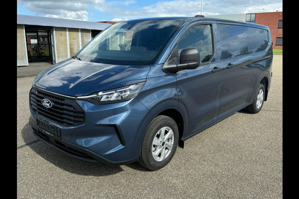 Ford Transit Custom 320 2.0 TDCI L2H1 Trend SCI Automaat 170pk | Adaptive cruise control | Dubbele schuifdeur | 8-weg bestuurderstoel + passagiersstoel | Stoelverwarming | Dodehoeksensoren | Navigatie | Elektrische inklapbare spiegels | 16 inch lichtmetalen velgen | Full LED | Dual-zone climate control | LED laadruimteverlichting