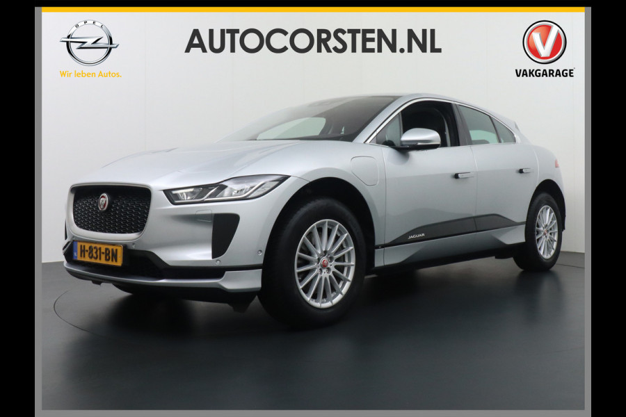 Jaguar I-PACE EV400pk SE 90 kWh AWD Dual-Motor Apple Android Carplay Leder-Stoel+Verwarmd Cruise Navi Camera LED-a+v Connected WiFi-vb. Multi- Virtual Cockpit ECC Regen-Lichtsensor Vermoeidheids Detector Business Edition Aktieve-Gril Orig.NL auto 4,8sec 0-100 Snelladen tot 104kw DC 696Nm koppel ! 90kwh accu !