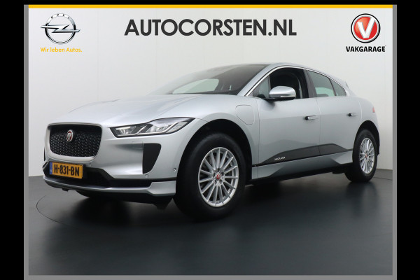 Jaguar I-PACE EV400pk SE 90 kWh AWD Dual-Motor Apple Android Carplay Leder-Stoel+Verwarmd Cruise Navi Camera LED-a+v Connected WiFi-vb. Multi- Virtual Cockpit ECC Regen-Lichtsensor Vermoeidheids Detector Business Edition Aktieve-Gril Orig.NL auto 4,8sec 0-100 Snelladen tot 104kw DC 696Nm koppel ! 90kwh accu !