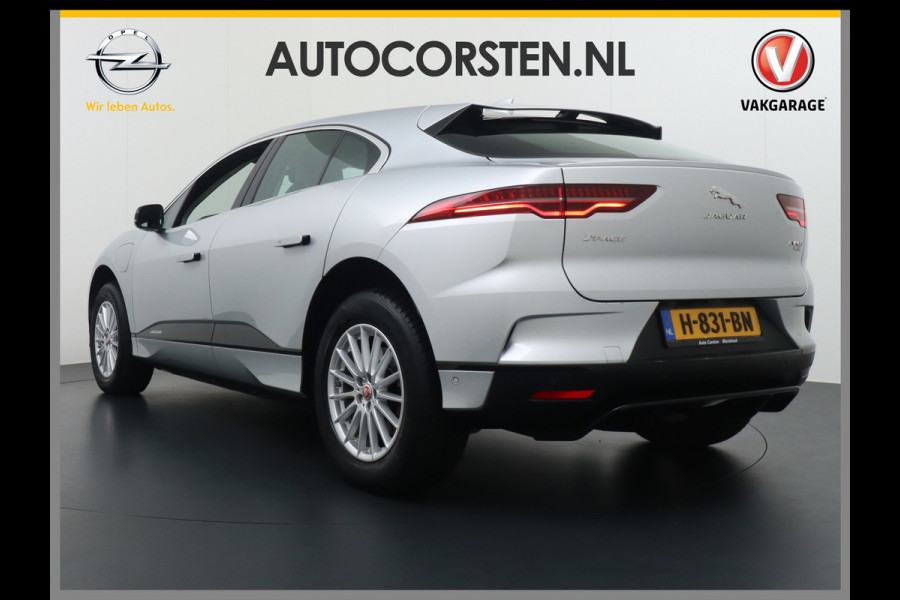 Jaguar I-PACE EV400pk SE 90 kWh AWD Dual-Motor Apple Android Carplay Leder-Stoel+Verwarmd Cruise Navi Camera LED-a+v Connected WiFi-vb. Multi- Virtual Cockpit ECC Regen-Lichtsensor Vermoeidheids Detector Business Edition Aktieve-Gril Orig.NL auto 4,8sec 0-100 Snelladen tot 104kw DC 696Nm koppel ! 90kwh accu !