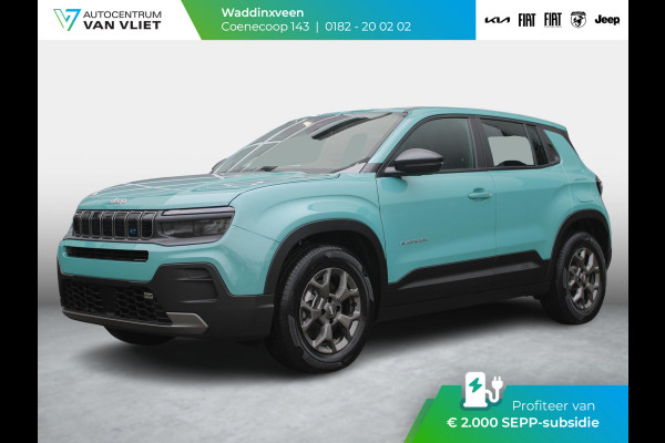 Jeep Avenger Longitude Business Pack 54 kWh | Winter Pack | uit voorraad leverbaar | Subsidie € 2.000,- *