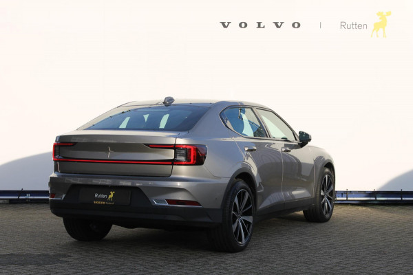 Polestar 2 Long Range Single Motor 78 kWh 232PK Automaat / Google Navigatie / Apple Carplay / Bereik tot 471km / 360 graden rondom zicht camera / 19" lichtmetalen velgen / Elektrisch verstelbare bestuurdersstoel met geheugen