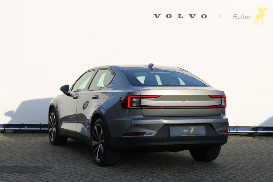 Polestar 2 Long Range Single Motor 78 kWh 232PK Automaat / Google Navigatie / Apple Carplay / Bereik tot 471km / 360 graden rondom zicht camera / 19" lichtmetalen velgen / Elektrisch verstelbare bestuurdersstoel met geheugen