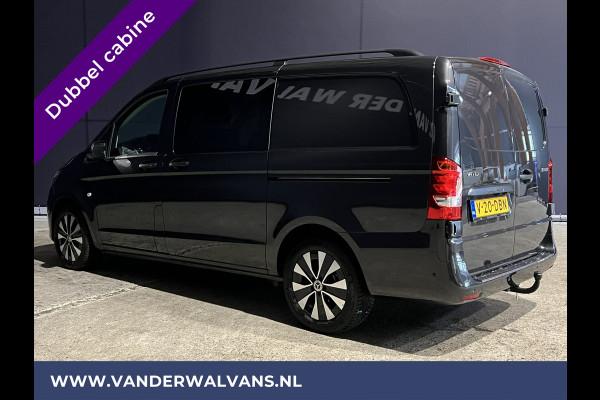 Mercedes-Benz Vito 116 CDI 163pk Automaat L2H1 Dubbele Cabine Euro6 Fabrieksgarantie Airco | 5-Zits Cruisecontrol, Parkeersensoren, LMV, LED, Apple Carplay & Android Auto, Trekhaak, Camera