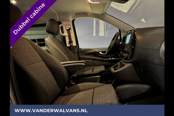 Mercedes-Benz Vito 116 CDI 163pk Automaat L2H1 Dubbele Cabine Euro6 Fabrieksgarantie Airco | 5-Zits Cruisecontrol, Parkeersensoren, LMV, LED, Apple Carplay & Android Auto, Trekhaak, Camera