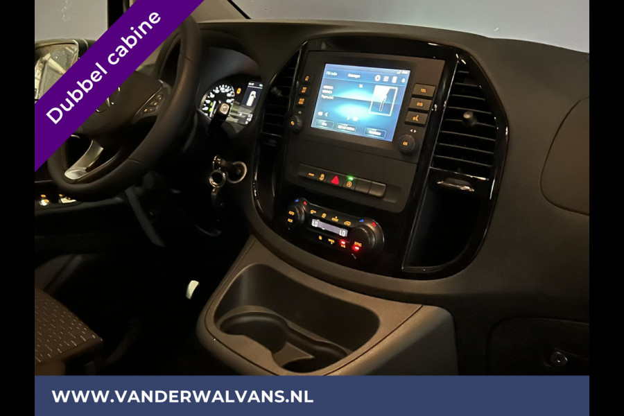 Mercedes-Benz Vito 116 CDI 163pk Automaat L2H1 Dubbele Cabine Euro6 Fabrieksgarantie Airco | 5-Zits Cruisecontrol, Parkeersensoren, LMV, LED, Apple Carplay & Android Auto, Trekhaak, Camera