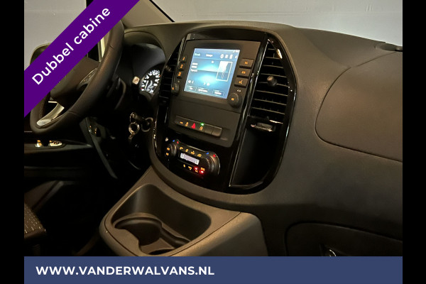 Mercedes-Benz Vito 116 CDI 163pk Automaat L2H1 Dubbele Cabine Euro6 Fabrieksgarantie Airco | 5-Zits Cruisecontrol, Parkeersensoren, LMV, LED, Apple Carplay & Android Auto, Trekhaak, Camera