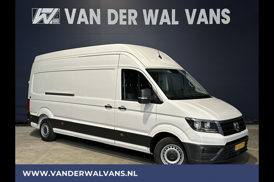 Volkswagen Crafter 2.0 TDI 140pk **BPM VRIJ voor de Ondernemer** L4H4 L3H3 Hoog dak Euro6 Airco | 2x Zijdeur | Camera | Apple Carplay android auto, bijrijdersbank, 270 gr. achterdeuren, 3000kg trekvermogen