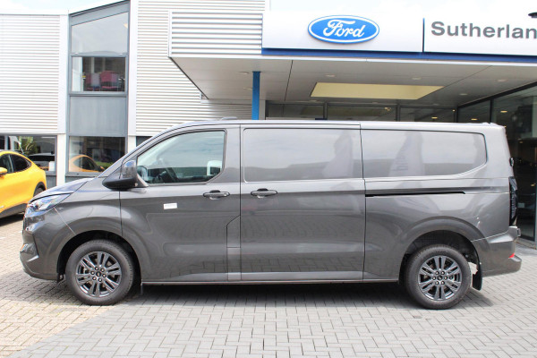 Ford Transit Custom 320 2.0 TDCI L2H1 Limited 170pk Automaat! | 5 jaar garantie |  17 inch velgen | Dubbele schuifdeur | Draadloos opladen | Reservewiel |  70L brandstoftank