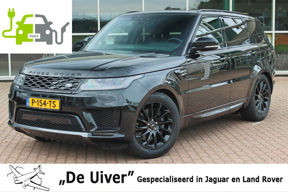 Land Rover Range Rover Sport 2.0 P400e HSE „De Uiver” Black Edition Keyless Entry, Matrix LED, Adaptive Cruise, Massage functie / Koelbare voorstoelen