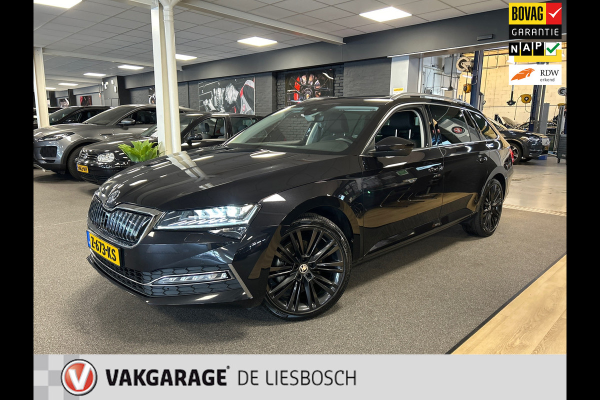 Škoda Superb Combi 1.4 TSI iV PHEV Business Edition Plus /LED-matrix/Canton/Panorama-dak/stuur&stoel verwarming/19inch