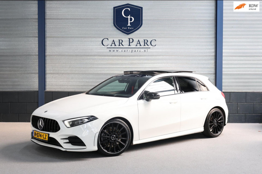 Mercedes-Benz A-Klasse 250 AMG MULTIBEAM+LED/VIRTUAL/SFEER/PANO/HALF LEDER+S.VERWARMING/19"LMV/CAM/LINE/ACC/ECC/12 MDN GARANTIE!